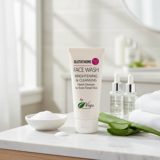 Viya Glutathione Face Wash | Brightening, Cleansing |Skin Revitalizing Formula