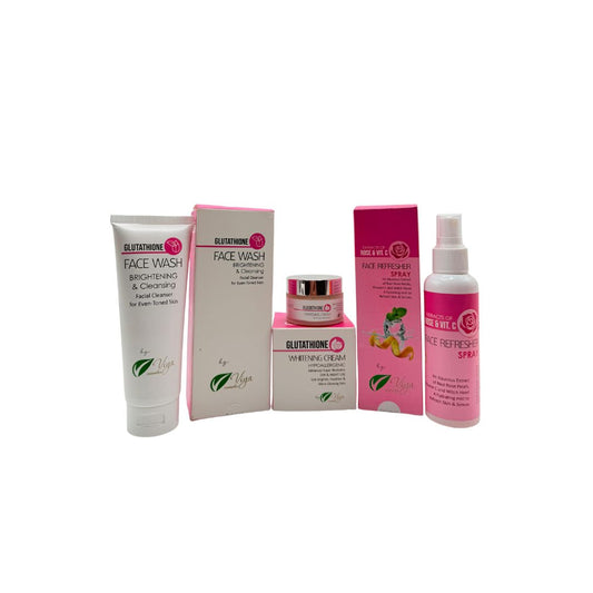 Viya Glutathione Skincare Pack | Whitening Cream, Face Wash & Refresher Spray