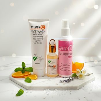 Vitamin C Face Wash, Serum & Face Spray Viya Cosmetics